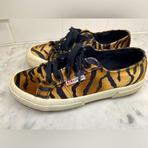 Superga 2750 animal print sneakers